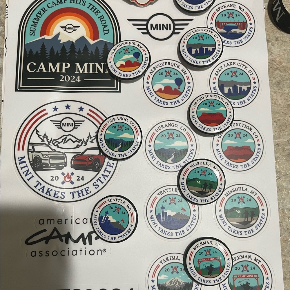 MTTS mini takes the states memorabilia. I have all the buttons except Yakima. - Picture 2 of 6
